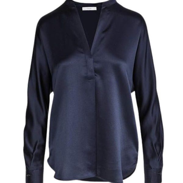Women's Band Collar Blouse - Image 4