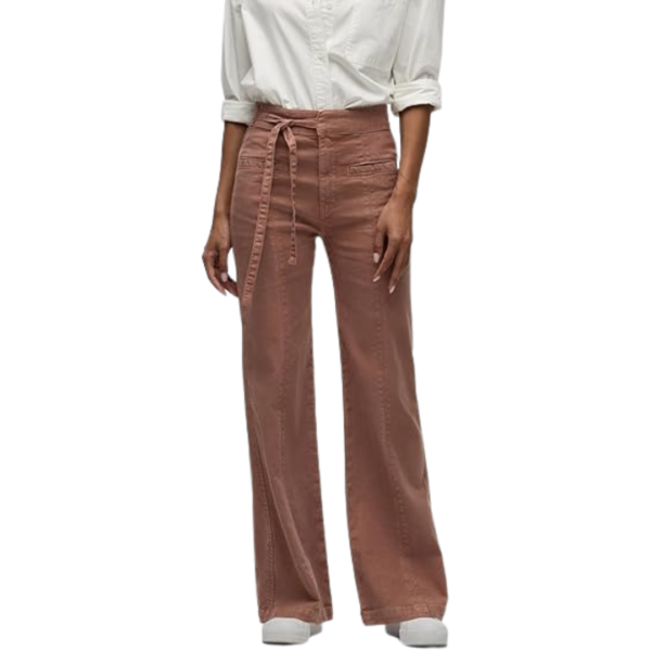 Women's Tie Waist Wide Leg Trouser