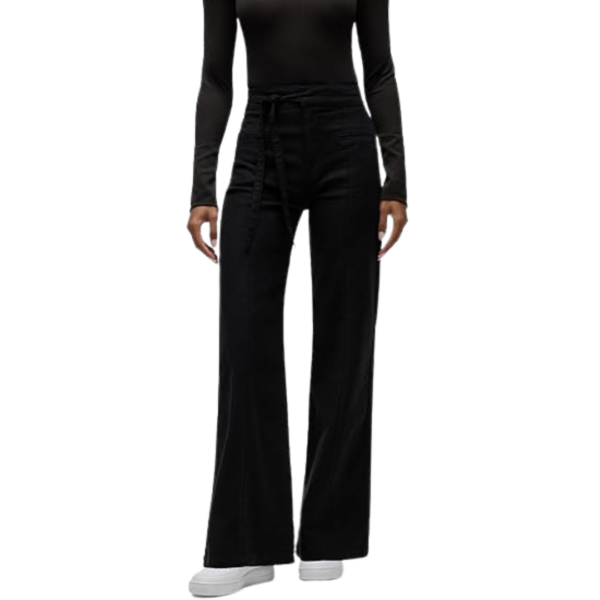 Women's Tie Waist Wide Leg Trouser - Image 2